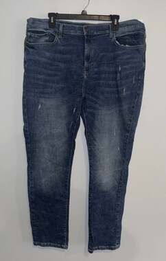 Nautica Jeans Mens 40x32* Blue Dark Wash Distressed